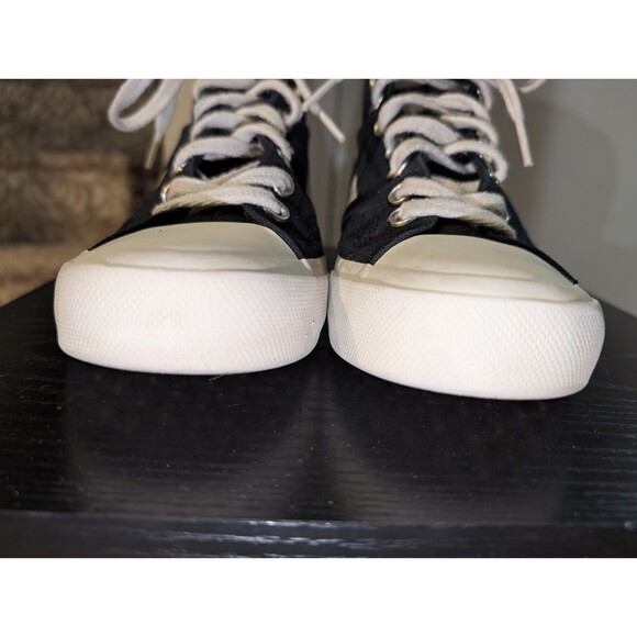 Veja Wata II Canvas Hi-Top Black Pierre Sneakers Women's Sz 6 US - Picture 4 of 13